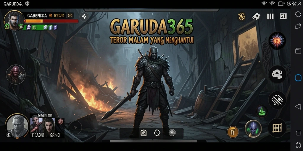 Screenshot GARUDA365 menampilkan suasana mencekam dalam gameplay yang menegangkan.