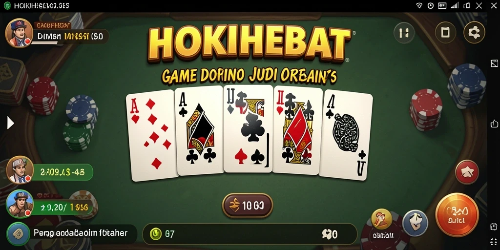 Tampilan gameplay HOKIHEBAT yang menarik dan kompetitif.